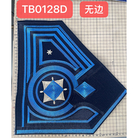 Grande broderie géométrique, patch décoratif pour col, applique pour robes, vestes, vêtements, accessoires de confection DIY