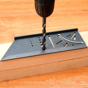 Dụng cụ đo thước đo chế biến gỗ ABS Dụng cụ đo thước đo mét 45 + 90 độ Dụng cụ đo góc vuông - Product Image 6