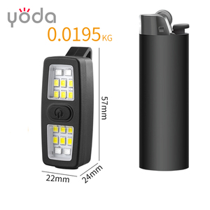 Luce LED Ricaricabile USB Bianca Blu Rossa con Clip per Cappello, Bicicletta, Animali Domestici, Corsa Notturna, Mini Luce da Lavoro - Product Image 3