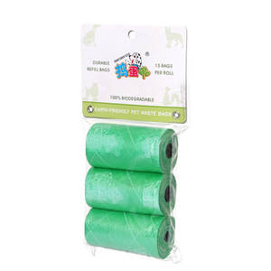 Sacs ramasse-crottes biodégradables pour chiens/chats, emballage de déchets pour animaux domestiques, nettoyage des déchets - Product Image 2