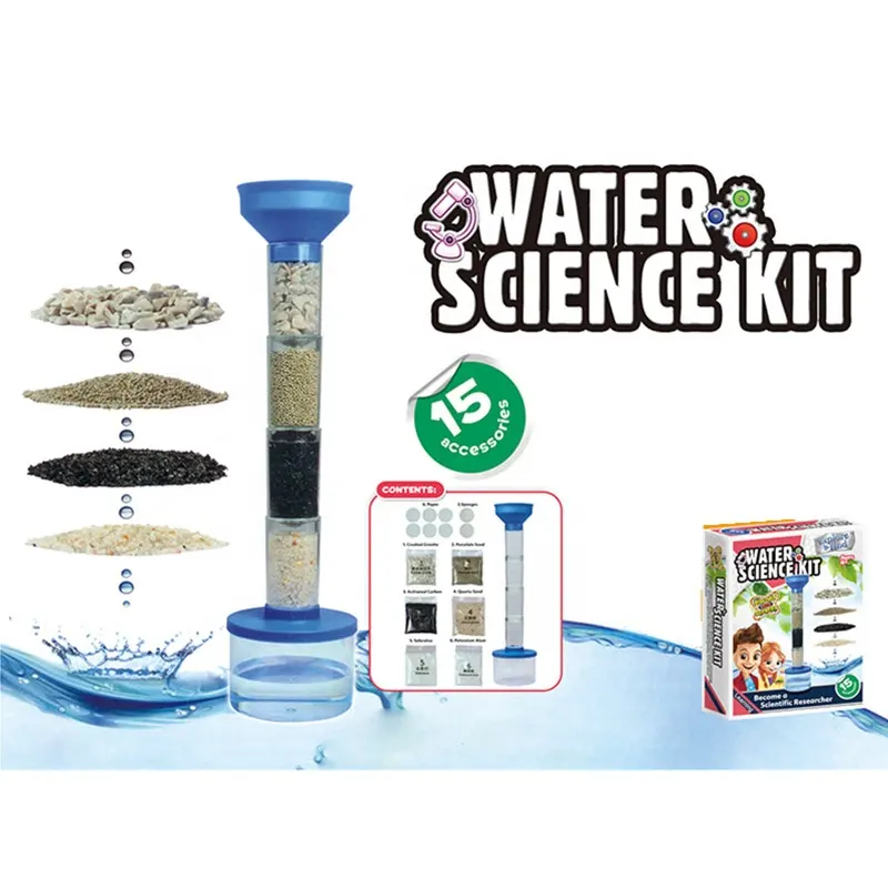 Tecnologia educativa fai da te novità giocattoli Kit di scienze dell'acqua giocattoli a vapore giocattoli per esperimenti scientifici per la scuola