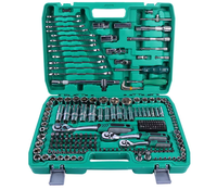 Jeu de clés à cliquet de 216 pièces, boîte à outils de réparation pour atelier automobile, kit d'outils professionnel, acier CR-V, garantie de 3 ans
