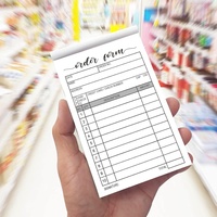 Bloc de formulaires de commande de 50 exemplaires, formulaires de reçu de vente en copie autocopieuse, livrets de factures pour magasins, entrepôts, bureaux