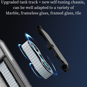 Robot Lavavetri Intelligente Ultra-Sottile Bianco con Spruzzo d'Acqua Bidirezionale da 40ml e Modalità di <span class=keywords><strong>Pulizia</strong></span> Programmata - Product Image 6