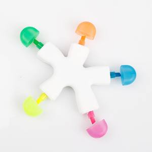 Regalo promocional 5 en 1 rotulador de pintura logotipo personalizado lindo rotulador resaltador para niños - Product Image 2