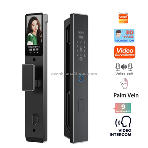 Serrure de porte intelligente à reconnaissance faciale 3D, déverrouillage WiFi en 7 modes, sonnette à distance, application Tuya, étanche, batterie lithium 4200 mAh - Product Image 4