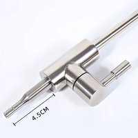 Pas cher Classique Moderne En Acier Inoxydable SUS304 Osmose Inverse Sans Plomb Mitigeur Pont Monté Cuisine Évier Robinet D'eau
