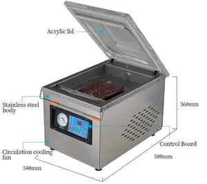 Best Selling Vacuum fruit and vegetable Skin Packing Machine For Steak Raw Meat Seafood Food Skin Vacuum Packing Machine