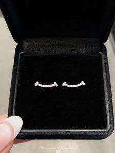 Xinfly 18K Gold Jewelry Custom Engraved Diamond Earrings Fashion Stud Bulk Order Free Gift <b>Box</b> with MOQ 2 Pairs Wholesale - Product Image 3