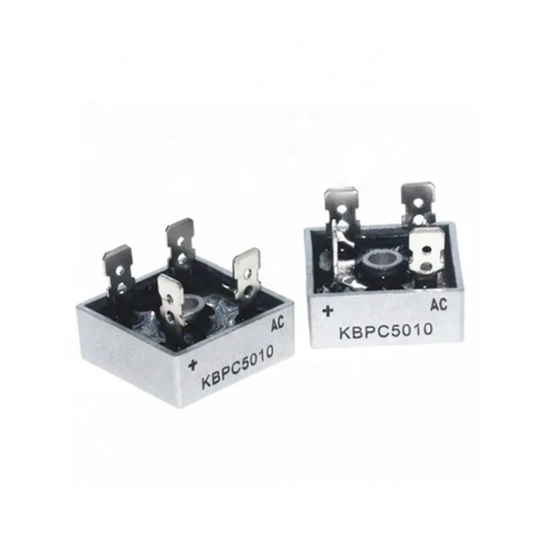 KBPC5010 5010 사각 정류기 브리지 50A/1000V 고출력 브리지 스택 모듈 KBPC5010