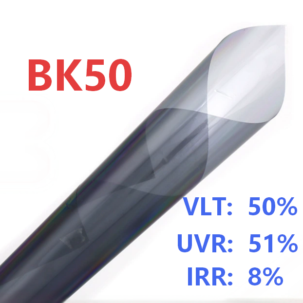 50% VLT - Clear Light Black