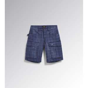 Diadora Bermuda Red Capo Cargo Shorts Homme Vert Forêt Nuit Sergé Extensible Coton Élasthanne M - Product Image 1