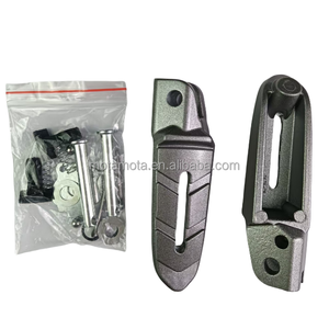 Aluminium achtervoetsteun voor TVS motorfietsen & elektrische scooters, voor- en achterpedaal voetsteun met rubberen accessoires - Product Image 4