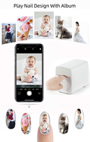 Imprimante à ongles numérique mobile 3D automatique intelligente avec imprimante à ongles pour salon de manucure