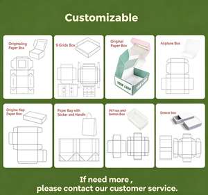 Boîte carrée personnalisée de 2mm d'épaisseur Carton d'emballage alimentaire pour biscuits, beignets, macarons, gâteaux, pliable et pratique - Product Image 5