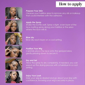 Vente flash, spray adhésif pour perruque à tenue forte et longue durée, colle pour cheveux, étiquette privée, teinte pour dentelle, outils d'extension de cheveux Guanjie pour la maison - Product Image 2