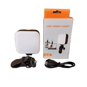 Đèn kẹp đa năng bán chạy, tích hợp đèn LED vòng tròn, sạc lại được, dùng cho quay vlog, chụp ảnh, đèn trợ sáng di động - Product Image 1