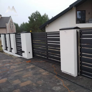 Pannelli per Recinzione in Alluminio Personalizzati, Steccato Verticale in Alluminio per Giardino Esterno, Muro e <span class=keywords><strong>Architettura</strong></span> del Cortile - Product Image 4