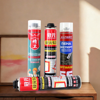 Mousse polyuréthane expansive monocomposant portable en PU de 750 ml pour l'étanchéité, le calfeutrage, la construction et le travail du bois