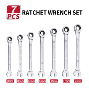 High Quality 7PC Fixed <strong>Ratchet</strong> Wrench With Organizer Bag Car Repair Tools Hand Tools Wrench <strong>Set</strong> - Product Image 3