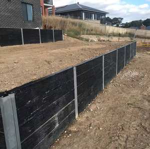 Australia dinding penahan galvanis H C beton Sleeper DIY Steel Post - Product Image 3