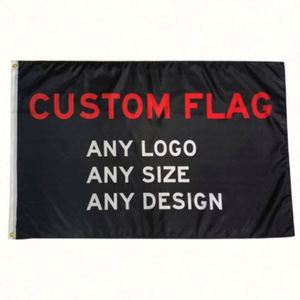 Banderas Personalizadas de Poliéster 100% de 90x150cm (3x5 pies), Venta al Por Mayor de Fábrica, Cualquier Color, Tamaño y Diseño - Product Image 5