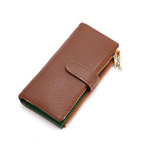 Portefeuille à main en cuir PU pour femmes avec fermeture à glissière, fermeture robuste, taille et couleur personnalisables pour femmes - Product Image 2