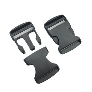 Boucles de sac à dos en plastique noir de 2,5 mm, réglables et résistantes à l'usure, accessoires pour sacs - Product Image 4
