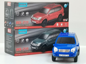 Mini Altavoz Karaoke Portátil Inalámbrico WS-211 1200mAh con Forma de Coche SUV, Bluetooth TWS y Radio <span class=keywords><strong>FM</strong></span> - Product Image 2