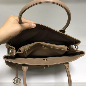 Women's Suede Tote <b>Bag</b> with Zipper Closure Classic Style Single Handle Daily Use Bucket Shape Durable Waterproof <b>Large</b> Capacity - Product Image 4
