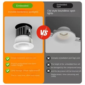 Plafonnier LED COB encastré commercial pour intérieur - <span class=keywords><strong>Spot</strong></span> encastré moderne en aluminium anti-éblouissement IP33 pour salon - Product Image 2