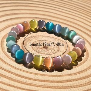 Natural Stone <b>Bracelet</b> Colorful Glass <b>Beaded</b> Negative Energy Shield Reliable Priority Shipping Option Mixed Batch Support - Product Image 5