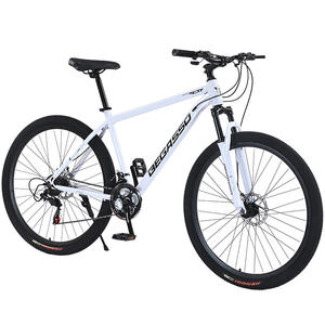 Vélo de montagne pour adultes de 29 pouces, frein à disque double, cadre en acier à haute teneur en carbone, vélo tout-terrain amortissant les chocs - Product Image 5