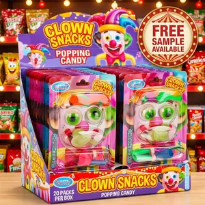 Bonbons Jouets 13g, Snacks <span class=keywords><strong>Clown</strong></span> avec 12g de Bonbons Gélifiés et 1g de Bonbons Pétillants, Jouet Ballon, Nouveauté, Cadeau de Fête <span class=keywords><strong>pour</strong></span> Enfants, Vente en Gros OEM ODM - Product Image 3