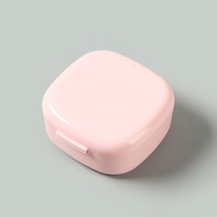 Nouvel étui de rangement en plastique pour appareil dentaire avec miroir, portable et multifonctionnel, étui scellé pour gouttières invisibles