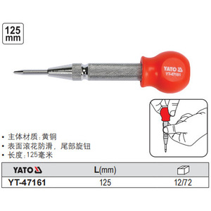 Poinçon automatique Eertuo 130 mm type R en acier au carbone pour le centrage et le positionnement - Product Image 3
