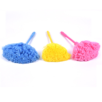 Brosse de dépoussiérage pour plumes de voiture en polyester avec poignée en PP