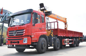 Châssis de grue Dongfeng K5, 4 roues avant, 8 roues arrière, <span class=keywords><strong>camion</strong></span>-grue embarqué de 14 tonnes, grue à flèche droite de 20T, nouveau stock - Product Image 2
