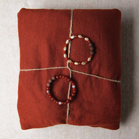 Meilleur Prix Bracelet de Guérison en Agate Rouge Profond, Perles de Pierre Rouge des États Combatants Chinois 10mm, Style Tibétain Marron, Bijou de Guérison