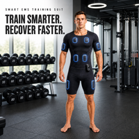 Combinaison d'entraînement EMS sans fil intelligente personnalisée en gros, respirante, pour la stimulation musculaire, idéale pour la salle de sport