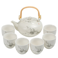 Service à thé Kung Fu de Style chinois MSH théière en céramique de grande capacité avec tasse à thé domestique anti-brûlure