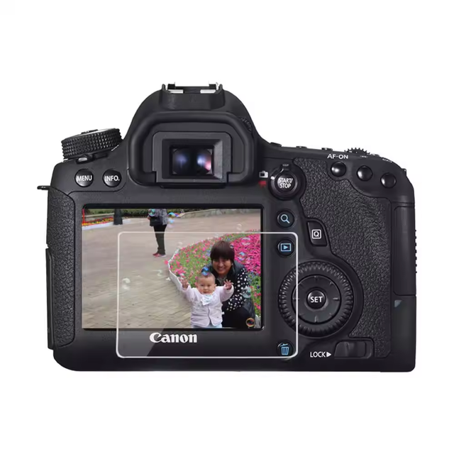 Tempered Glass Screen Protector EOS 5D/6D/7D Mark II-IV/5DS/3/4/1DX/5DR Cameras Anti-Scratch 2.5D LCD Film A++ Quality jl Brand