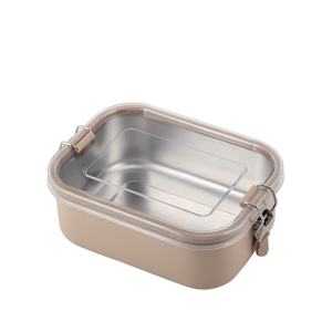 Removable Dividers, Bento <b>Box</b> for <b>Adults</b> with Snack Pod, Eco-Friendly Stainless Steel <b>Lunch</b> <b>Box</b> Container - Product Image 2