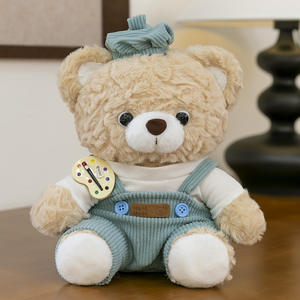 Ours en peluche CPC CE personnalisé avec logo, 30 cm, ours peintre doux avec tableau de <span class=keywords><strong>dessin</strong></span> et chapeau, ours à habiller, jouets en peluche, cadeau - Product Image 5