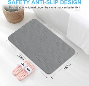 Alfombrilla de Baño de Piedra Mágica Super Absorbente de Agua Instantánea para Baño - Product Image 2