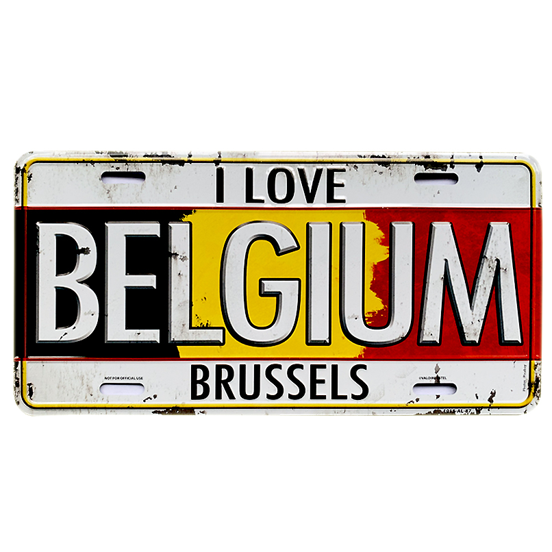 Пользовательский тисненый американский номерной знак, сублимационный номерной знак, чистый номерной знак