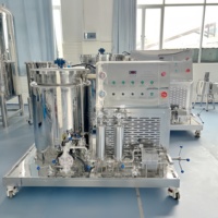Ligne de production automatique de parfums 200L 300L 500L Machine de congélation de parfum Mélangeur de refroidissement Filtre de congélateur Équipement de fabrication de parfum