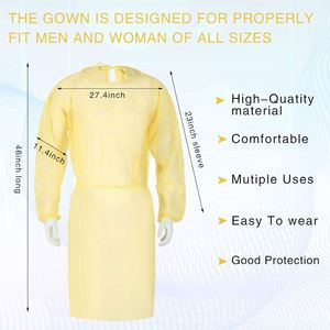 Esthetician <b>Disposable</b> Plastic Non-Woven ESD Universal Cleanroom Class II Sanitary 10kg/Carton 55g Fall Fabric <b>Apron</b> Safety - Product Image 2