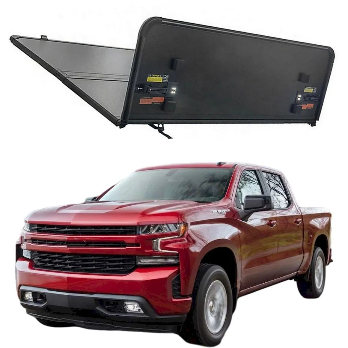 NEU Design Pickup Hard Trifold Persenning Wasserdichtes Hart aluminium bett für Chevrolet COLORADO HC