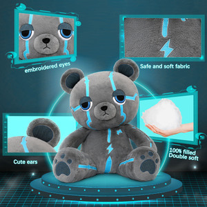 Mới Đến Phát Sáng Trong Bóng Tối Ánh Sáng Up Công Nghệ Cơ Khí Gấu Sang Trọng Gối Đồ Chơi Cho Bé Tắm Đảng Sinh Nhật Giáng Sinh Quà Tặng - Product Image 3